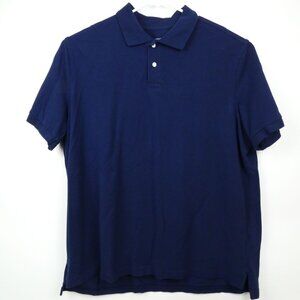 Merona Shirt Mens XXL 2XL Navy Blue Short Sleeve The Ultimate Polo